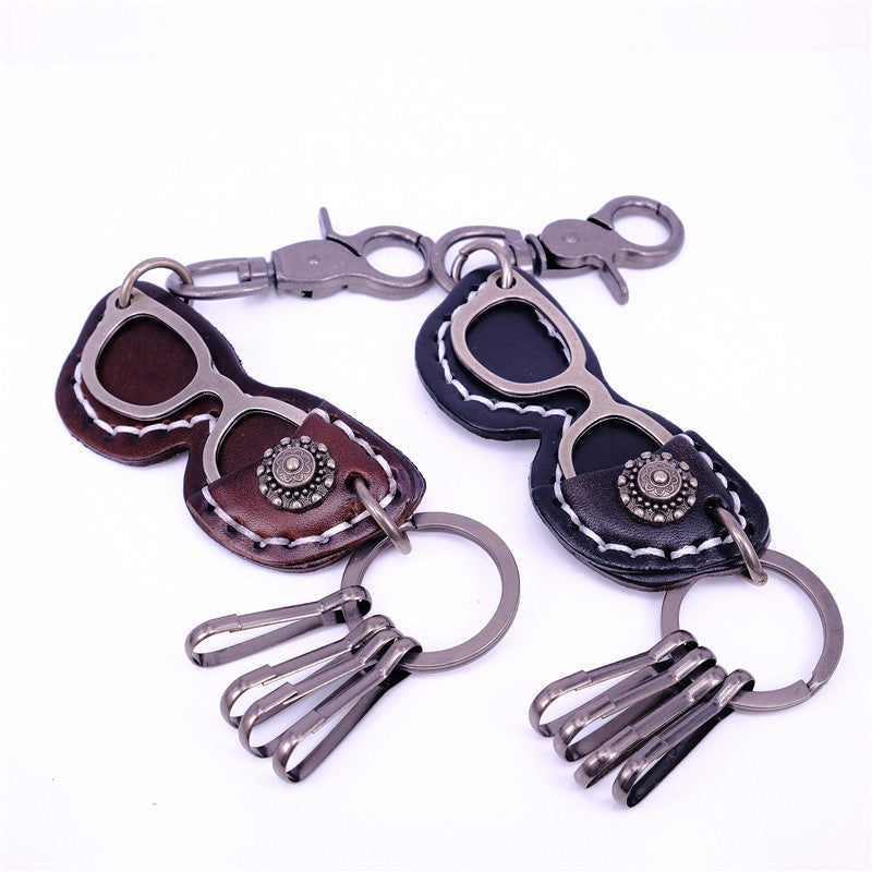 Wholesale Handmade Retro Cowhide Keychains